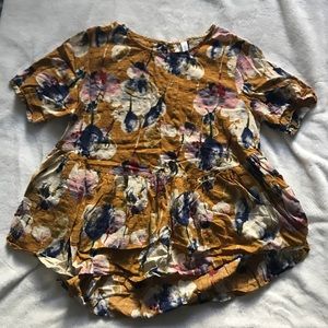 Romwe floral shirt.